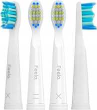 Hambaharja otsikud Feelo Easy Brush, valged, 4 tk