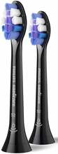 Hambaharja otsikud Philips Sonicare HX6052/88 Sensitive, must, 2 tk