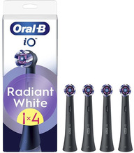 Hambaharja otsikud Oral-B iO Radiant White, must, 4 tk