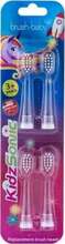 Hambaharja otsikud Brush Baby KidzSonic, 4 tk