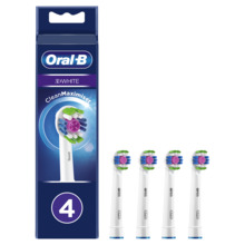 Hambaharja otsikud Oral-B EB18-4 3D White, valge, 4 tk