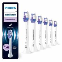 Hambaharja otsikud Philips HX6056/87, valge/lilla, 6 tk