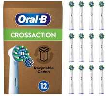 Hambaharja otsikud Oral-B Pro CrossAction, valge, 12 tk
