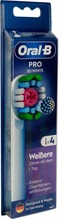 Hambaharja otsikud Oral-B Pro 3D White, valged, 4 tk