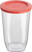 Toidupurk Koziol Connect, 1,5 L, roosa/läbipaistev