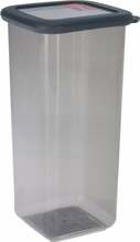 Kuivaine konteiner Storage Solutions Smart Modular, 1600 ml, läbipaistev/must