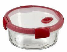 Toidu säilitusnõu Curver Smart Cook, 1,2 L, läbipaistev/punane