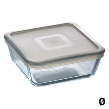 Toidukarp Pyrex Cook & Freeze, 0,85 L, läbipaistev klaas/hall