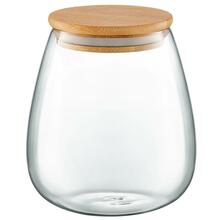 Klaaspurk Ambition Belly, 1 L, läbipaistev/pruun
