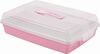 Tordi transpordikarp Curver PARTY BOX, roosa, 45x29,5x11,1 cm