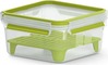 Võileivakarp Emsa Clip & Go Sandwichbox XL, 1,3 L, roheline/läbipaistev