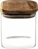 Klaasist toidupurk 5five Simply Smart, 0,6 L, akaatsiapuust kaanega
