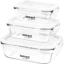 Toidukarbi komplekt Lamart LT6011, 3 tk (370/640/1040 ml)