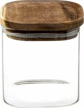 Klaasist toidupurk 5five Simply Smart, 0,6 L, akaatsiapuust kaanega