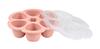 Silikoonist beebitoidu konteiner Beaba Multiportions 912595, 6x90 ml, Old Pink
