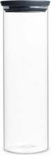 Toidu säilitusnõu Brabantia 298240, klaas, 1,9 L, läbipaistev/hall