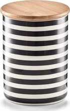 Keraamiline anum Zeller Bamboo STRIPES, 580 ml, valge/must