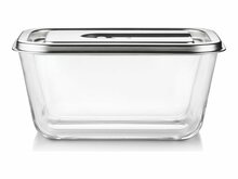 Vaakumkonteiner klaasist Caso VacuBoxx Inox XL, läbipaistev