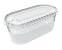 Toidukarp Plast Team Helsinki, 800 ml, läbipaistev