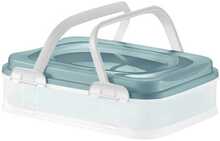 Tordi transpordikast Domotti Dolce, 39 x 28,5 cm, roheline/celadon