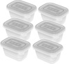 Sügavkülma anumate komplekt Rotho Freeze, 6 x 250 ml