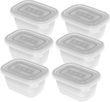Sügavkülma anumate komplekt Rotho Freeze, 6 x 250 ml