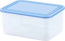 Toidu säilituskarp Curver, 2 L, läbipaistev/sinine