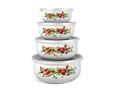 Emailitud kausside komplekt Banquet Belly, 4 tk