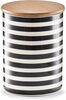 Keraamiline toidupurk Zeller Bamboo STRIPES, 900 ml, must