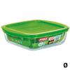 Toidukarp Pyrex Cook & Store, 1 L, roheline, 20 x 17 x 5,5 cm