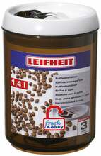 Toidu säilituspurk Leifheit Fresh&Easy, 1,4 L, pruun/valge