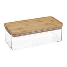 Kuivaine konteiner 5five Simply Smart Bamboo ESKE, 1 L, bambusest kaas