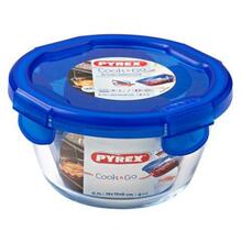 Toidukarp Pyrex Cook & Go, 0,7 L, sinine/läbipaistev