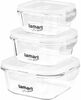 Toidu säilituskarpide komplekt Lamart LT6012, 3 tk (320/520/800 ml)