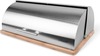 Leivakast Maestro MR-1672S, bambus ja roostevaba teras, 38x14 cm, pronks/hõbe