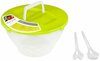 Salatikauss Domotti Salad, 5 L, läbipaistev/roheline