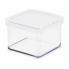 Kuivainekarp Rotho Loft, 0,5 L, läbipaistev/valge