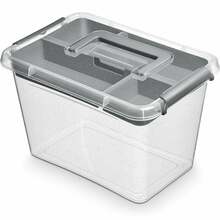 Toiduainete säilituskarp Orplast Nanobox, 6,5 L, läbipaistev/hall