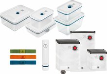 Vakuumtoidukarpide komplekt Zwilling Fresh & Save 36815-016-0, sinine/valge, 16 tk