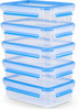 Toidukarpide komplekt Tefal MasterSeal MealPrep N1030710, 5 x 0,8 L, sinine