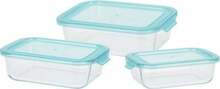 Toidukarbi komplekt Excellent Houseware, 3 tk klaasist