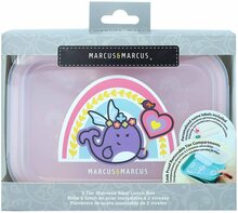 Toidukarp Marcus & Marcus 2 Tier Lunch Box Rainbow, 600 ml, roosa
