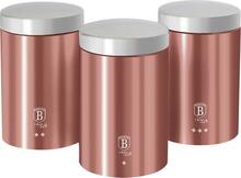 Kuivainete purkide komplekt Berlinger Haus BH-6270, 3 tk, roosa