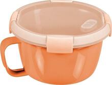 Toidukarp Curver ROUND NOODLES, 0,9 L, mündisegu/helehall/virsik