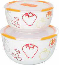 Toidukarpide komplekt Oursson BS4781RC, oranž
