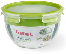 Salatikauss Tefal Master Seal To Go, 2,6 L, roheline/läbipaistev