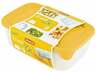 Toidukarbi komplekt Curver Fresh & Go, 0,5 - 2 L, 3 tk, kollane