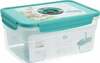 Klaasist toidukarp Excellent Houseware, 2,3 L, kaanega