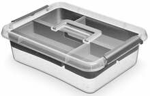 Toidu säilituskarp Orplast Nanobox, 8,5 L, läbipaistev/hall