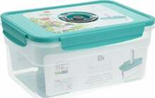 Klaasist toidukarp Excellent Houseware, 2,3 L, kaanega